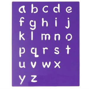 Stencil tal-PP ta 'l-Alfabett Tleqq
